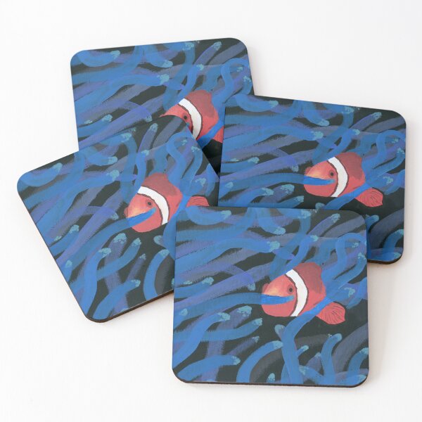 Item preview, Acrylic clownfish in anemone designed and sold by Sonderblume.