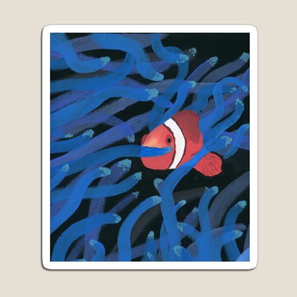 Item preview, Acrylic clownfish in anemone designed and sold by Sonderblume.