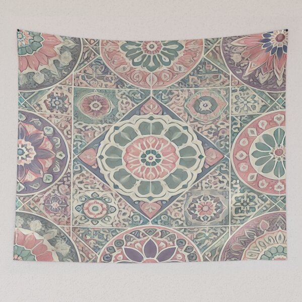 Item preview, Zelliges Pastels designed and sold by FAONIM.