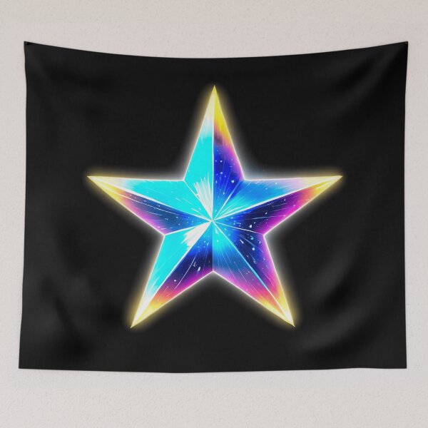 Item preview, Glowing Star with Radiant Sparkles designed and sold by artwaves.
