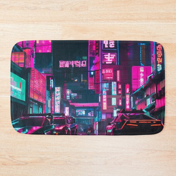 Item preview, CYBERPUNK SEOUL NEON NIGHT designed and sold by milestotreasure.