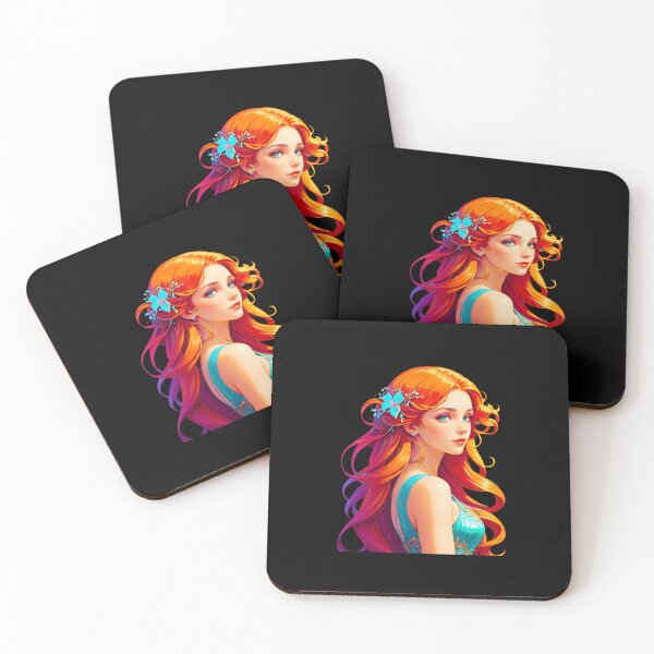 Item preview, Nixie Character with Flowing Red Hair designed and sold by artwaves.