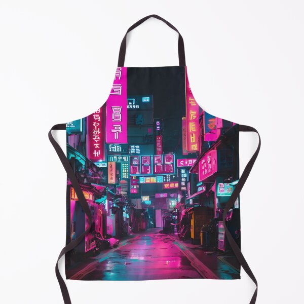Item preview, CYBERPUNK SEOUL NEON CITYSCAPE designed and sold by milestotreasure.