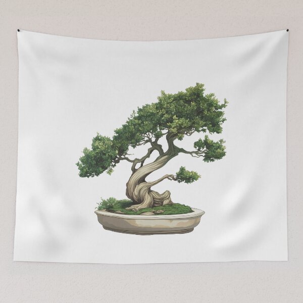 Item preview, Expressive Anime style Bonsai Tree designed and sold by ArtPompon.
