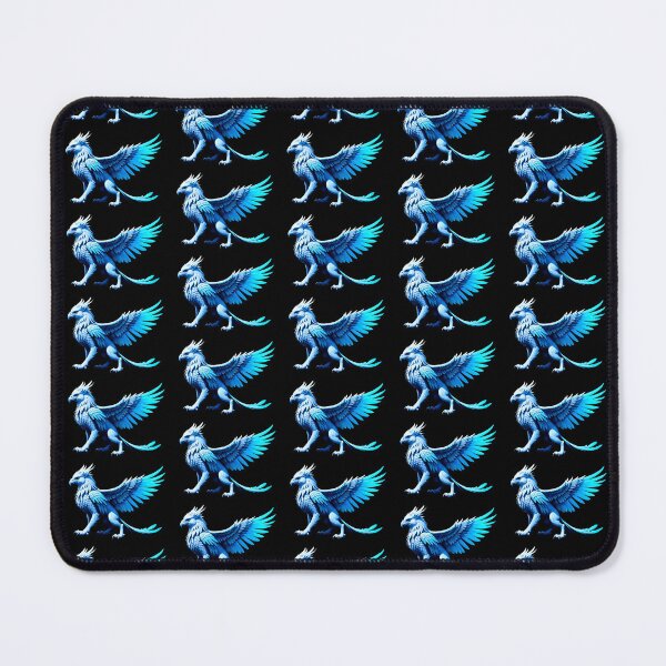 Item preview, Majestic Blue Gryphon with Intricate Feathers designed and sold by artwaves.