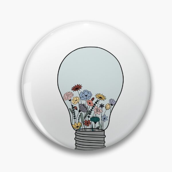 Item preview, Floral Lightbulb Girly designed and sold by Rosewoodbirch.