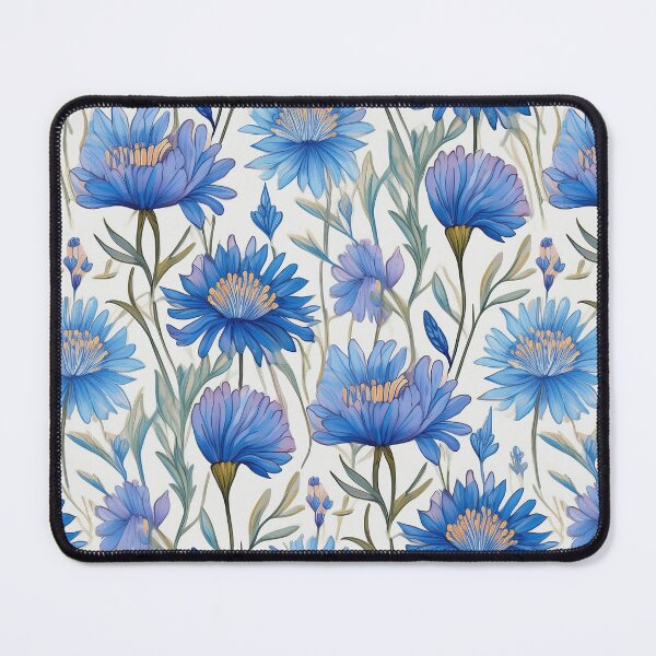 Item preview, Cornflower Floral Pattern designed and sold by 100Sunsets.