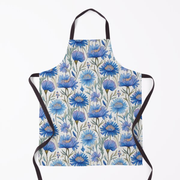 Item preview, Cornflower Floral Pattern designed and sold by 100Sunsets.