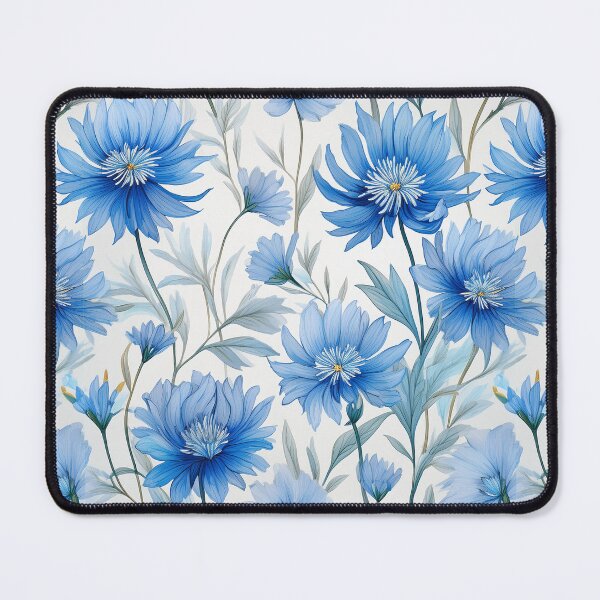 Item preview, Cornflower Floral Pattern designed and sold by 100Sunsets.