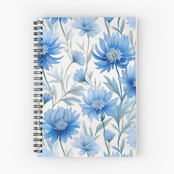 Item preview, Cornflower Floral Pattern designed and sold by 100Sunsets.