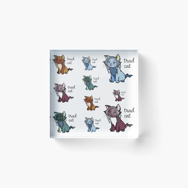 Item preview, Trad Cats designed and sold by AmanitaCrafts.