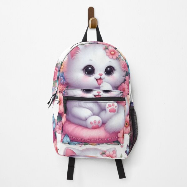 Item preview, White Cute Cat designed and sold by WorlDigitalArts.