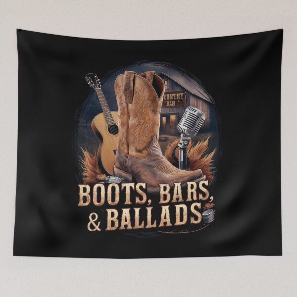 Item preview, Born country - Boots,bars and ballads designed and sold by JansenGS.