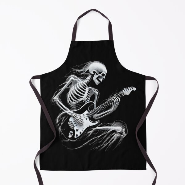 Item preview, Skeleton Playing Electric Guitar designed and sold by Blink Art Studio.