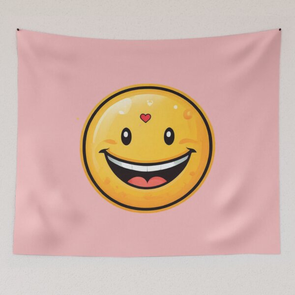 Item preview, Smiley Face with Heart designed and sold by Planetporridge.