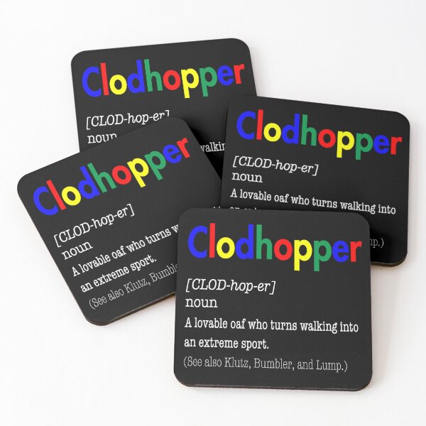 Item preview, Clodhopper Definition Colorful Text Design designed and sold by Text2tee.