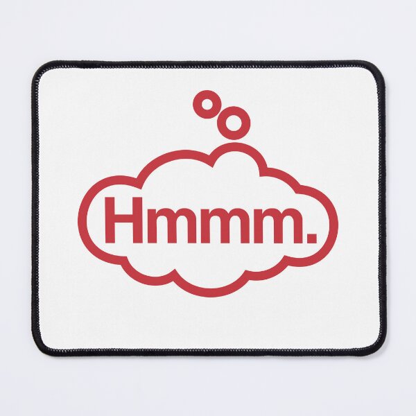 Item preview, Hmmm - Talking Shirt (Red) designed and sold by Justin Ellis.