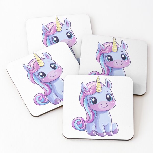 Item preview, A cute unicorn cartoon character T-shirt, Sticker designed and sold by Little KAIJU.