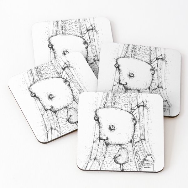 Item preview, Walking Boy in the Village - BW designed and sold by Fitar.