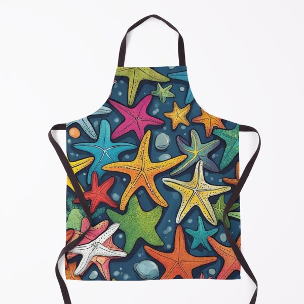 Item preview, lots of colorful starfish designed and sold by OxiSkor.