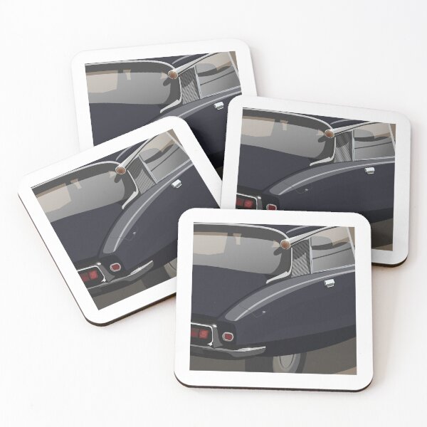 Item preview, Elegant  French Classic Retro Car Andre DS ID Flying Saucer Déesse Goddess - Dark Aubergine designed and sold by Steve Kidd Art.