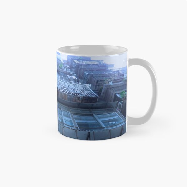 Item preview, Looking Up At A Chinese Apartment Block - In Blue designed and sold by exploramum.