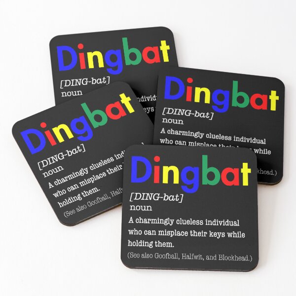 Item preview, Dingbat Definition Colorful Text Design designed and sold by Text2tee.