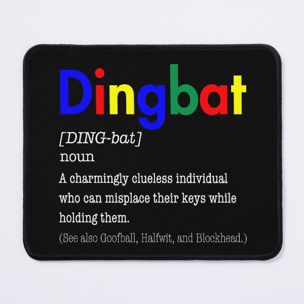 Item preview, Dingbat Definition Colorful Text Design designed and sold by Text2tee.