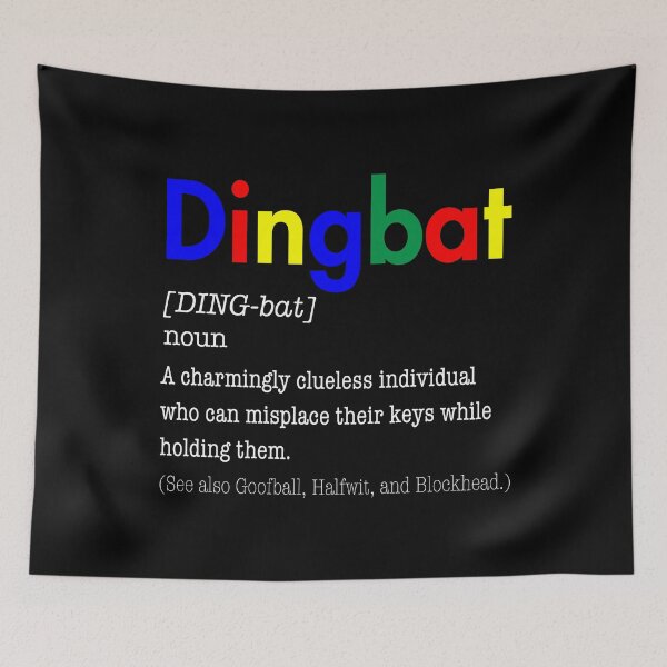 Item preview, Dingbat Definition Colorful Text Design designed and sold by Text2tee.