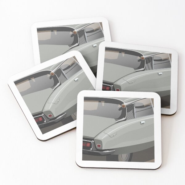 Item preview, Elegant  French Classic Retro Car Andre DS ID Flying Saucer Déesse Goddess - Grey designed and sold by Steve Kidd Art.