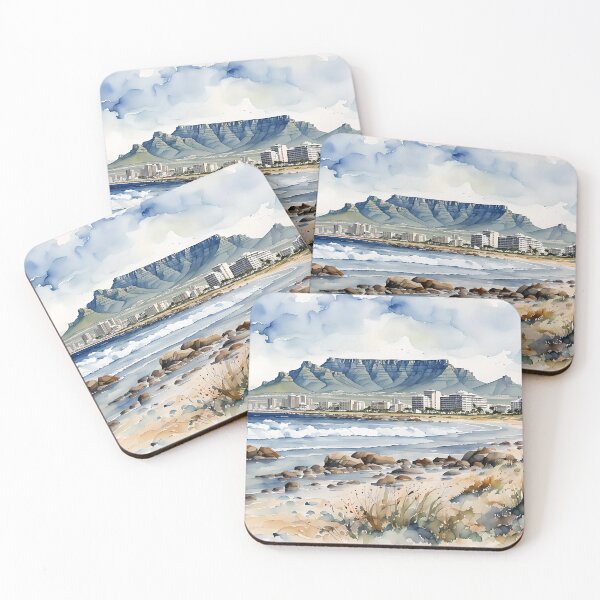 Item preview, Table Mountain & Cape Town from Bloubergstrand, South Africa designed and sold by Country-Artist.