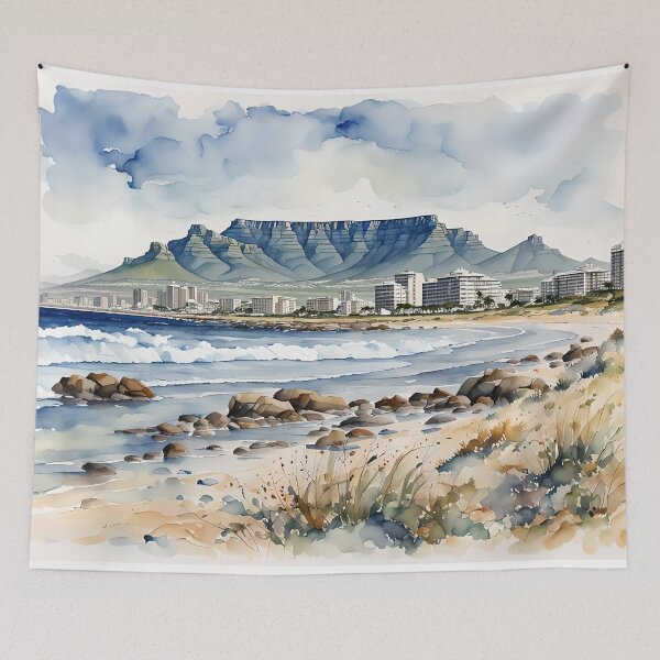 Item preview, Table Mountain & Cape Town from Bloubergstrand, South Africa designed and sold by Country-Artist.