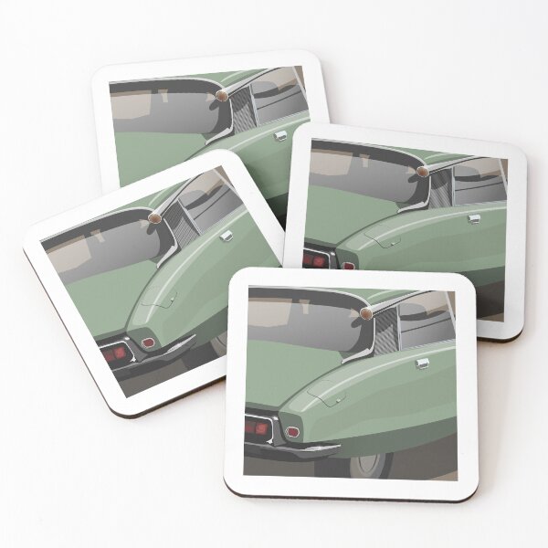 Item preview, Elegant  French Classic Retro Car Andre DS ID Flying Saucer Déesse Goddess - Light Green designed and sold by Steve Kidd Art.