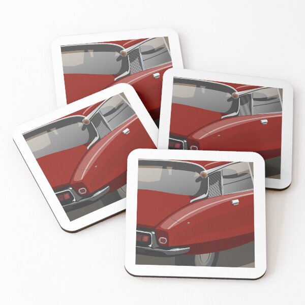 Item preview, Elegant  French Classic Retro Car Andre DS ID Flying Saucer Déesse Goddess - Maroon designed and sold by Steve Kidd Art.