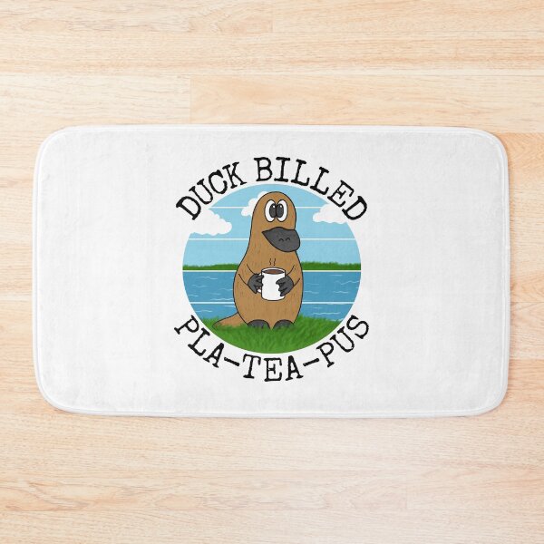 Item preview, Duck Billed Platypus, Pla-Tea-Pus, Tea Australia Funny designed and sold by doodlerob.