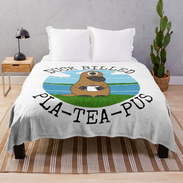 Item preview, Duck Billed Platypus, Pla-Tea-Pus, Tea Australia Funny designed and sold by doodlerob.