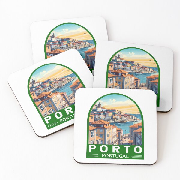 Item preview, Porto Portugal Travel Art Emblem designed and sold by KrisSidDesigns.