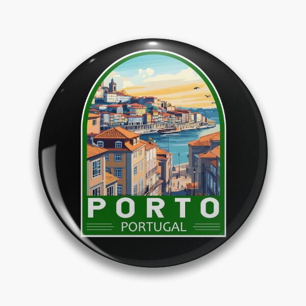 Item preview, Porto Portugal Travel Art Emblem designed and sold by KrisSidDesigns.
