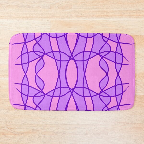 Item preview, Pink and purple geometric abstract design  designed and sold by Stefrait-7.