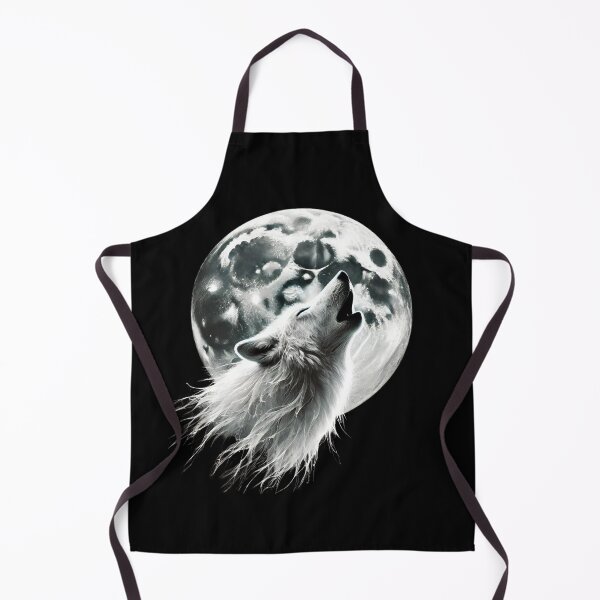 Item preview, White Wolf Howling at the Moon designed and sold by Blink Art Studio.
