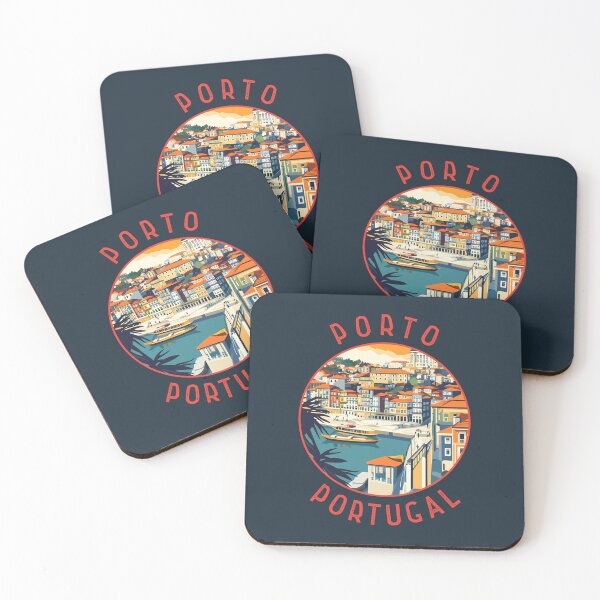 Item preview, Porto Portugal Retro Distressed Circle designed and sold by KrisSidDesigns.