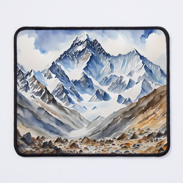 The Majestic Mount Everest in The Himalayas Mouse Pad