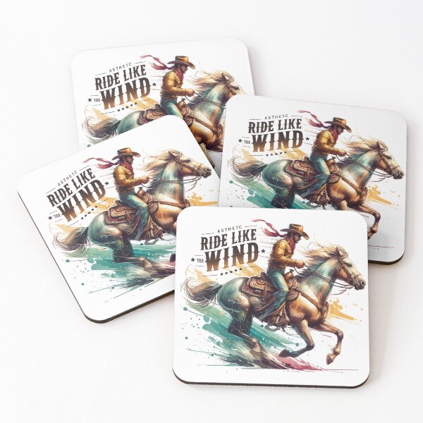 Item preview, ✨Ride Like the Wind – Cowboy Riding Horse Design for Apparel, Mugs, Stickers & More designed and sold by artedigital99.