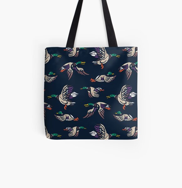 Male Mallard ducks All Over Print Tote Bag