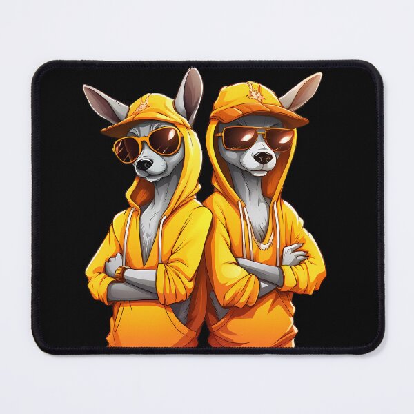 Item preview, "Double Trouble: Kangaroo Duo" designed and sold by Art-Vortex-fr.