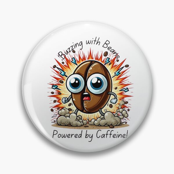 Item preview, Buzzing with Beans: Powered by Caffeine! designed and sold by Iden-store.