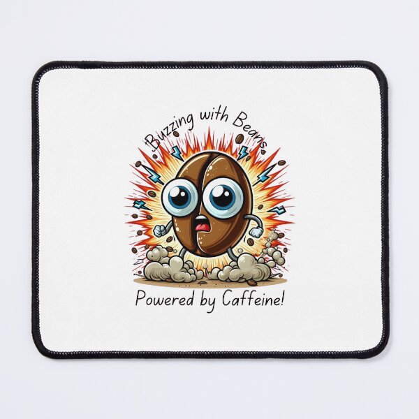 Item preview, Buzzing with Beans: Powered by Caffeine! designed and sold by Iden-store.