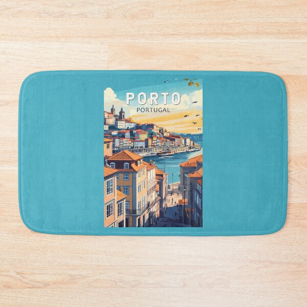 Item preview, Porto Portugal Travel Art Vintage designed and sold by KrisSidDesigns.