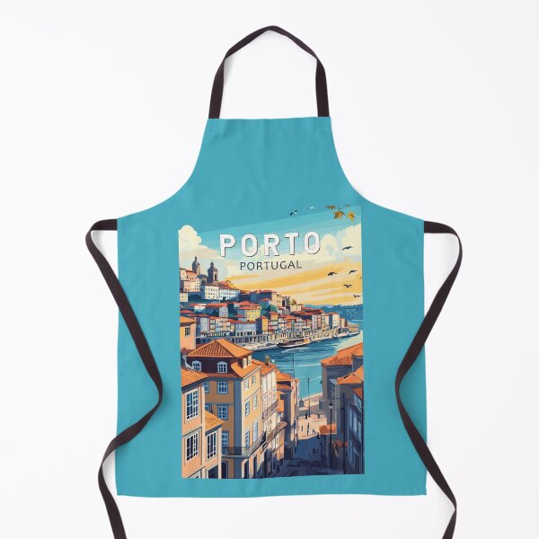 Item preview, Porto Portugal Travel Art Vintage designed and sold by KrisSidDesigns.