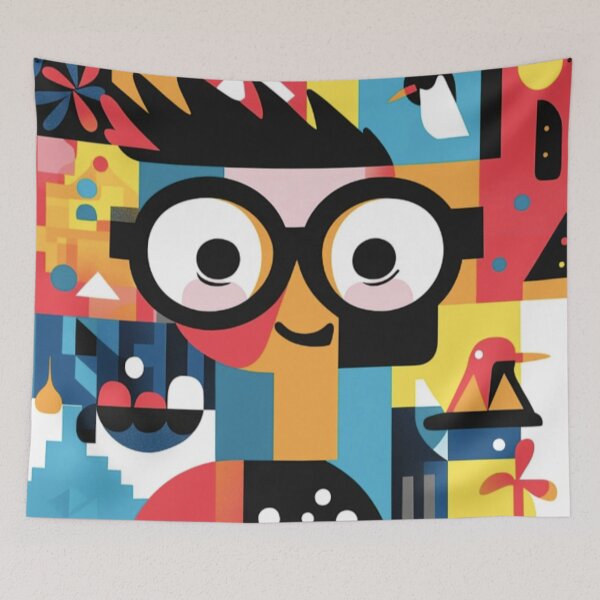 Item preview, Colorful Geeky Abstract Art designed and sold by Rafał Stadnik.